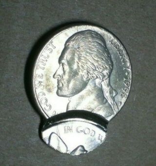 1998 - P Double Struck Jefferson Nickel Error Coin