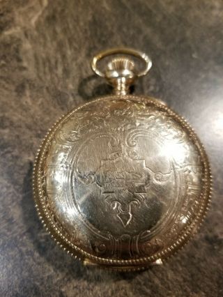 Antique Elgin Pocket Watch Gold Filled Hunter Case