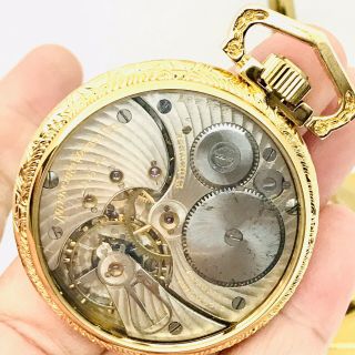 Stunning 1910 Rockford 16s 21j Railroad Grade 545 Pocket Watch - Only 2,  000 Made