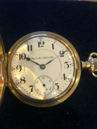 Hamilton 18s 21 Jewel 941 Gold Filled Railroad Hunter Case Pocket Watch