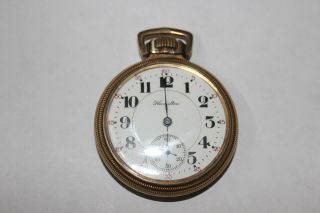 Pocket Watch Hamilton 19 Jewels 16s 996 Rr Railroad Railway 1919