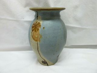 Wishon Harrell Muncie Indiana 8 1/2 " Art Pottery Vase Mcm Mid Century Modern