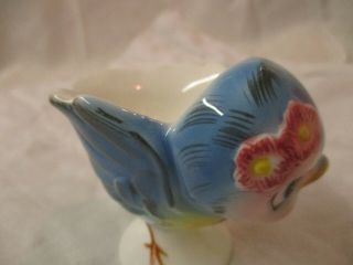 Vintage Lefton hand painted Egg Cup Blue Bird 286 (4) 3