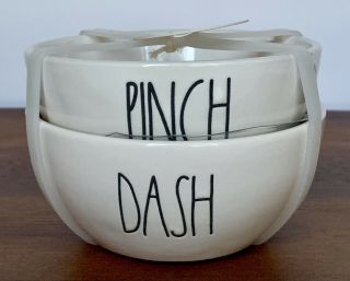 Rae Dunn Pinch & Dash Ceramic 2pc Mini Bowl Cellars Ll Farmhouse By Magenta