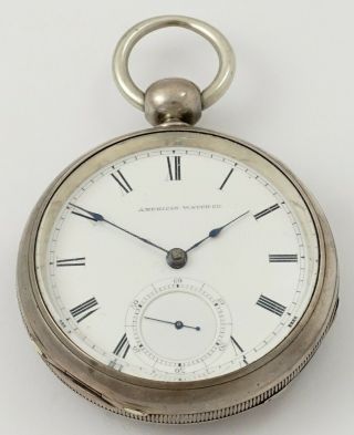 Waltham P.  S.  Bartlett Model 1857 Pocket Watch,  Coin Silver Case - Rf45699