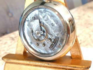 18sz Elgin Pocket Watch - In Large Display Case,  Serviced - Tight Bow - 17 Jewel