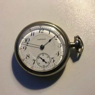 Rare Waltham 18s 17j Grade 85 Pocket Watch Running Strong Exceptional