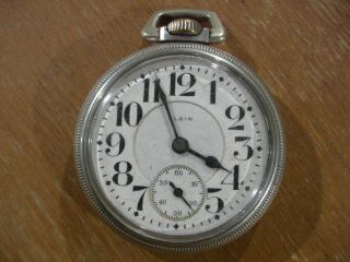 Elgin " Father Time " Railroad Grade 21 Jewel Pocket Watch For The Watchmaker.