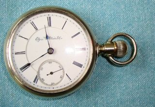 , " Sidewinder,  " 1894 Elgin 18s Model 3 Pocket Watch,  15 Jewel,  Runs