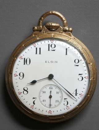 Elgin 16 Size 17 Jewel Grade 466 Pocket Watch 23978921