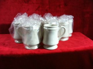 Vintage Syracuse China Restaurant Ware Footed Coffee Mugs (10) Old Stock