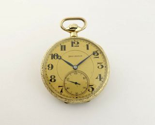 Burlington Watch Co.  By Illinois 12 - Size Pocketwatch C - 1919