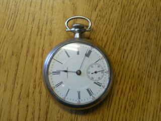 1906 Waltham Grade 825 Model 1883 Pocket Watch Size 18s 17 Jewels Running