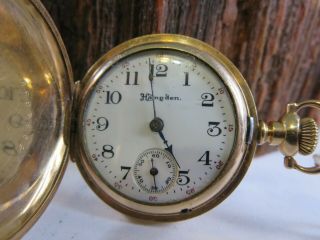 1912 Hampden “diadem” Ladies Gold Filled Pocket Watch,  0sz,  15j,  Runs Kca1