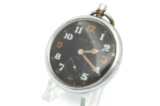 Wwii Era Jaeger - Lecoultre Cal 467/2 British Military Issue Pocket Watch