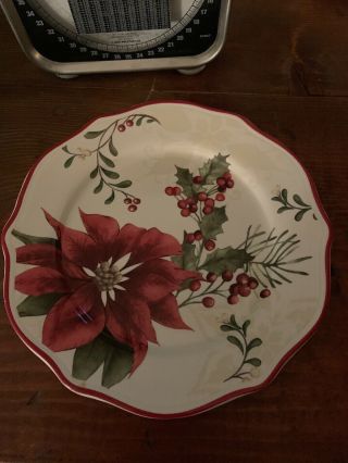 Better Homes & Garden Holiday Limited Edition Salad Plate With Holly