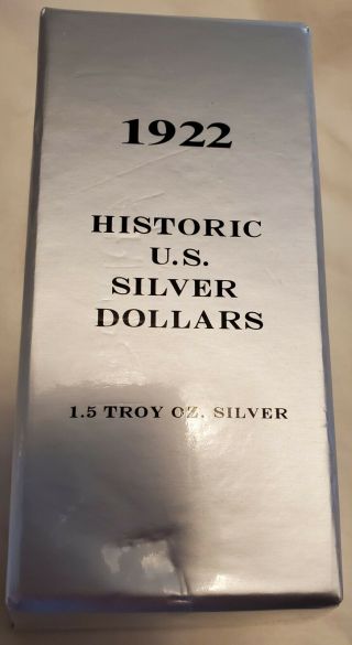 1922 Peace Dollars Historic U.  S.  Silver Dollars 1.  5 Troy Oz.  Silver 2 Coins