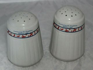 Red Wing Stoneware Salt And Pepper Shaker Set