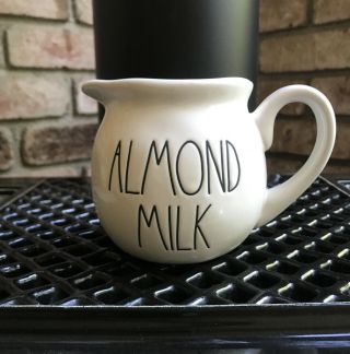 Rae Dunn Almond Milk Creamer Pitcher Cream Pour Ll Vhtf Farmhouse