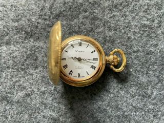 Swiss Made Arnex 17 Jewels Incabloc Mechanical Vintage Wind Up Pocket Watch