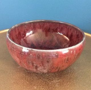 Janka Raku Signed Pottery Bowl Vintage/unique Hand Crafted