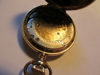 Antique Vintage Seth Thomas Pocket Watch,  Open Face,  7 Jewels,  Running,  ca.  1892 2