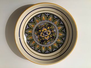 Deruta Nova Ceramica Italy 11” Large Pasta Serving Bowl Hand Painted