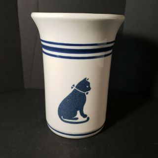 Usa Pottery Crock Cat Kitty 6.  25 "