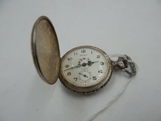 Arnex 17 Jewel Vintage Pocket Watch With Hunters Case