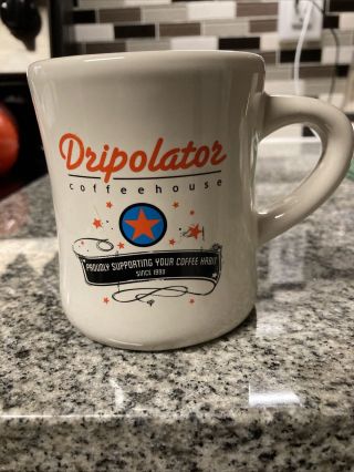 Dripolator Coffee House Diner Mug Craft Roasted In Black Mountain,  Nc Since 1999