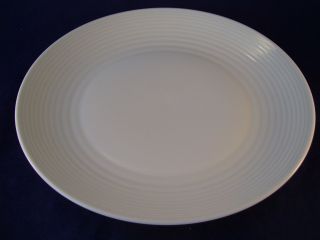 Royal Doulton Gordon Ramsay Maze White Dinner Plate Embossed Ring Stoneware