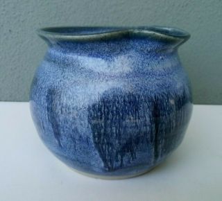 Fat Beagle - Signed North Carolina Studio Art Pottery Pot