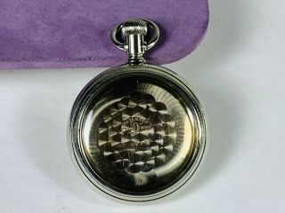 Vintage Nickel Open Face 18s Lever Set Swing Out Pocket Watch Case