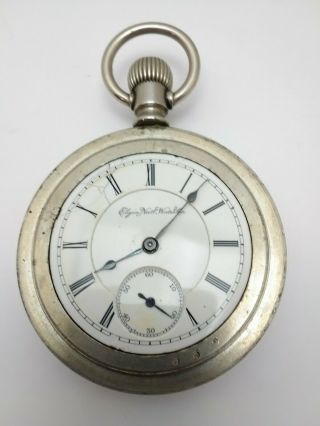 Elgin Bw Raymond 18 Jewell Pocket Watch 1889