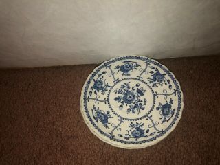 Johnson Bros/brothers Blue Indies Saucer Set Of Two