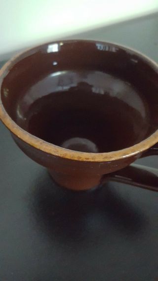 Vietri Hand Made Fine Pottery - Coffee Tea Mug Cup - Made In Italy - Autumn Brown 2