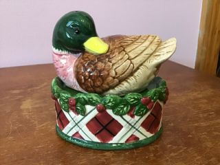 Noritake Royal Hunt Ceramic Ducksalt And Pepper Shaker Set Set See
