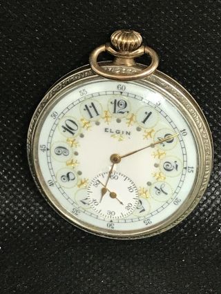 1922 Elgin Of 12s 7 Jewel Grade 303 Pocket Watch Runs