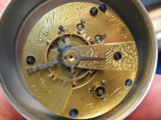 18s Waltham Model 1857 Appleton Tracy Co Key Wind Pocket Watch Movement