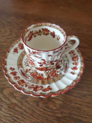 Vintage Copeland Spode India Tree,  Demitasse Cup And Saucer