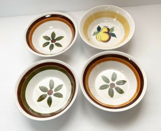 Vintage Trimont Ware Decorative Serving Bowl - Set Of 4.  Made In Japan