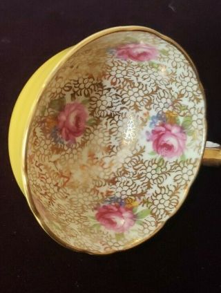Paragon Yellow Chinz Rose Small Teacup
