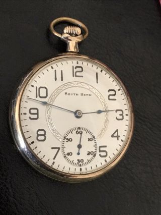Vintage: South Bend 429 Pocket Watch 19 Jewels - Gold Filled