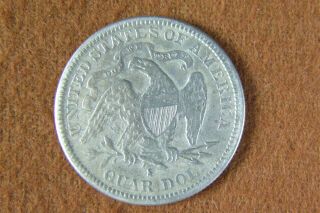 1877 S Seated Liberty Quarter 25 Cents Coin Us Silver