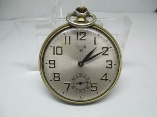 Vintage Elgin 326 Movement 17 Jewel Pocket Watch Running