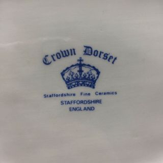 Crown Dorset Staffordshire England Ceramic Vase Floral Victorian Pink Romantic 3