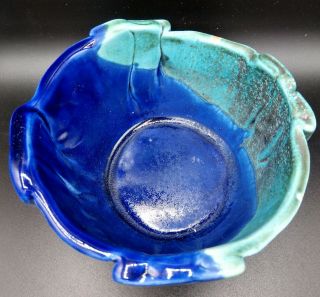 Hand Crafted Studio Art Pottery Glazed 5.  5” Clay Bowl Artist Signed B.  Hampton 2
