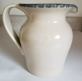 Home and & Garden Party Ltd 1999 Stoneware Beverage Pitcher Red Apples 3