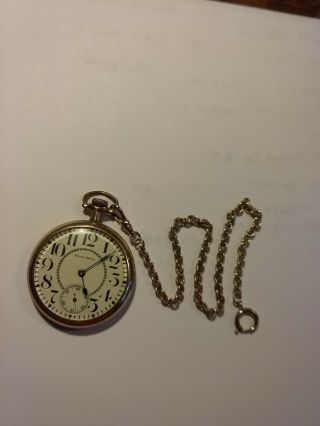 South Bend Pocket Watch With Chain