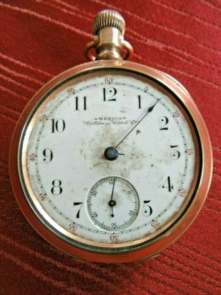 1865 American Waltham Gilt Pocket Watch Model No.  1857